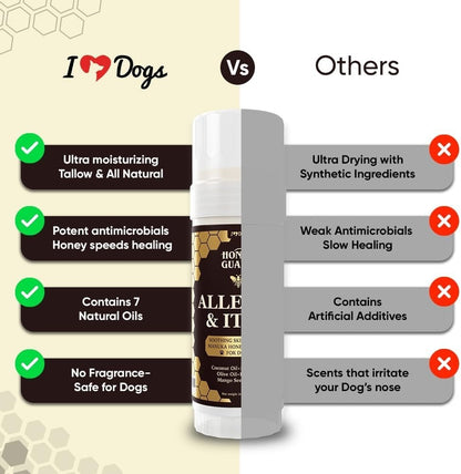 Iheartdogs Honey Guard Allergy and Itch Relief Dog Healing Balm for Paw, Nose