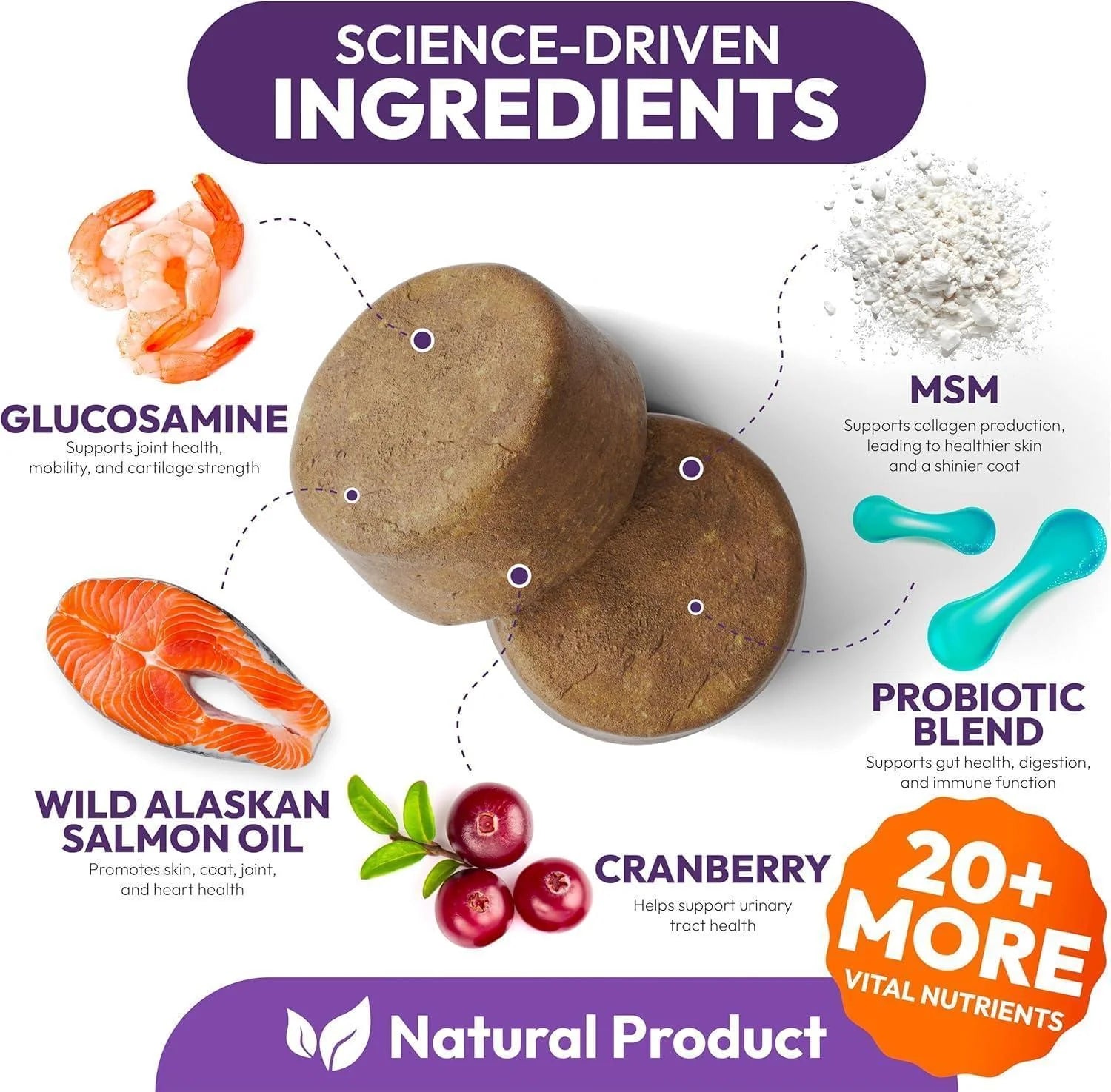 (2 Pack) Multivitamin Chews for Dogs